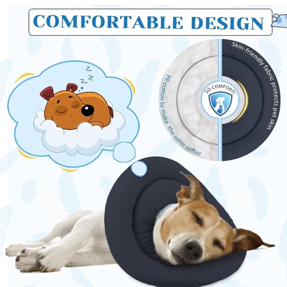 Soft Dog Cone for recovery/after surgery Sz XXL - Picture 5 of 9